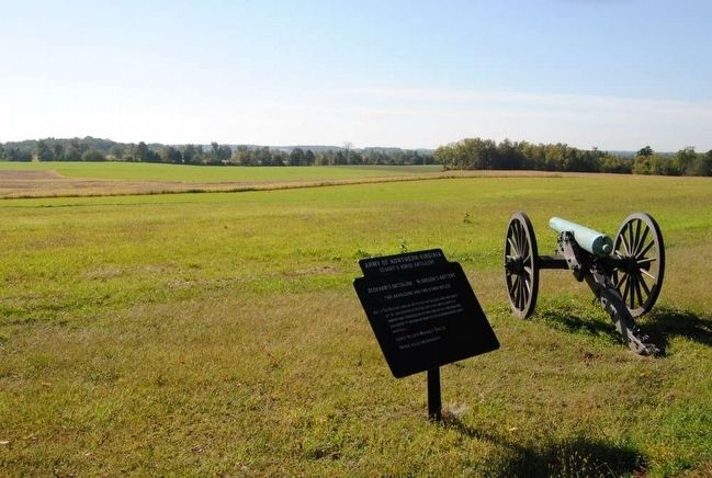 McGregor's Battery - Beckham's Battalion Marker. Click for full size. McGregor's Battery - Beckham's Battalion Marker image. Click for full size.