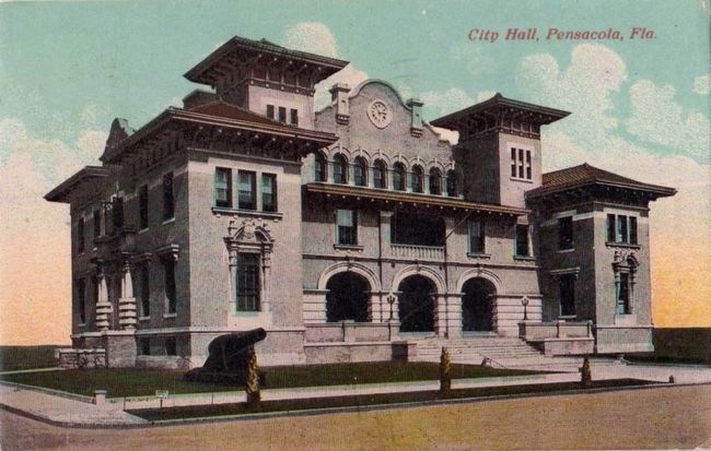 <i>City Hall, Pensacola, Fla.</i> image. Click for full size.