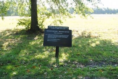 Breathed's Battery - Beckham's Battalion Marker. Click for full size. Breathed's Battery - Beckham's Battalion Marker image. Click for full size.
