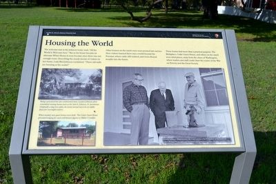Housing the World Marker. Click for full size. Housing the World Marker image. Click for full size.