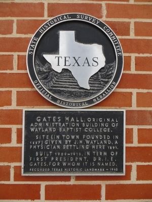 Gates Hall Marker image. Click for full size.