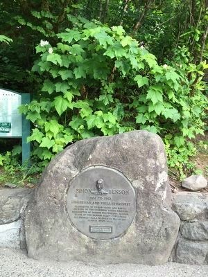 Simon Benson Marker. Click for full size. Simon Benson Marker image. Click for full size.