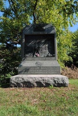 Battery H, 3d Pennsylvania Heavy Artillery Monument image. Click for full size.