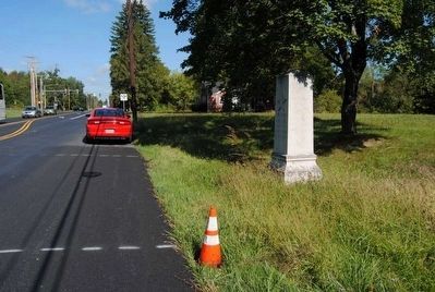 10th Maine Battalion Marker<br>Looking Toward the Gettysburg Visitors Center Entrance image. Click for full size.