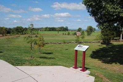 The Union Defense of Seminary Ridge Marker image. Click for full size.