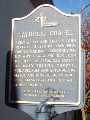 Catholic Chapel Marker. Click for full size. Catholic Chapel Marker image. Click for full size.