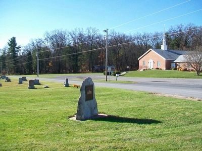 Mt. Victory Church Cemetery Marker. Click for full size. Mt. Victory Church Cemetery Marker image. Click for full size.