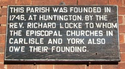 Christ Church Episcopal Marker image. Click for full size.
