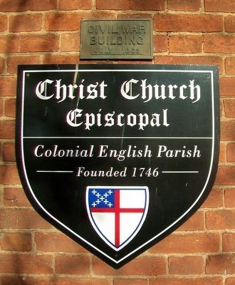 Christ Church Episcopal Marker image. Click for full size.