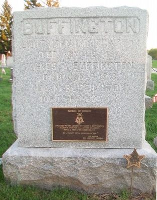 1st Lieutenant John E. Buffington Marker image. Click for full size.