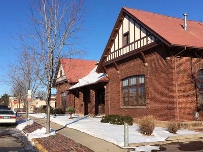 The Great Northern Railroad Depot image. Click for full size.