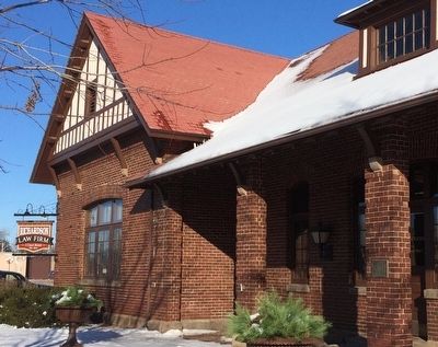 The Great Northern Railroad Depot image. Click for full size.