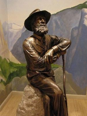 John Muir Statue at John Muir National Historic Site. Click for full size. John Muir Statue at John Muir National Historic Site image. Click for full size.