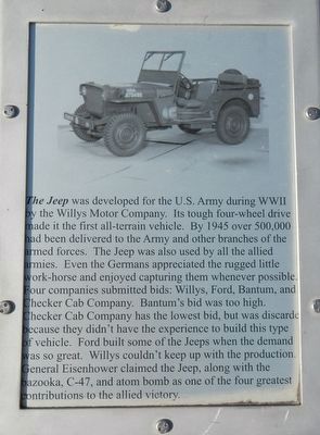 The Jeep Marker image. Click for full size.