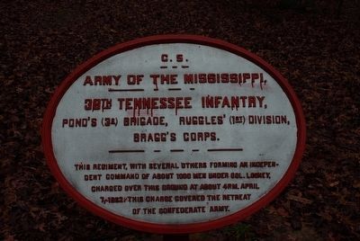 38th Tennessee Infantry Marker. Click for full size. 38th Tennessee Infantry Marker image. Click for full size.