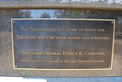 Tennessee Monument Marker- Left image. Click for full size.