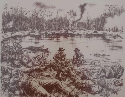 Bloody Pond Marker- Illustration image. Click for full size.