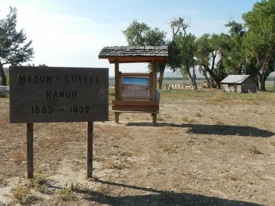 Mason-Lovell Ranch Marker. Click for full size. Mason-Lovell Ranch Marker image. Click for full size.