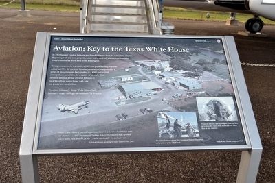 Aviation: Key to the Texas White House Marker image. Click for full size.
