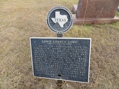 Edwin Lowden Lowe Marker image. Click for full size.