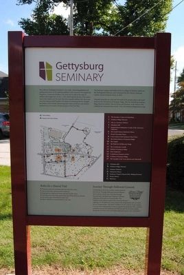Gettysburg Seminary Marker image. Click for full size.