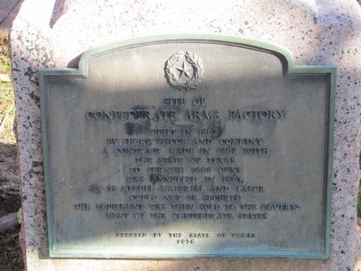Confederate Arms Factory Marker image. Click for full size.