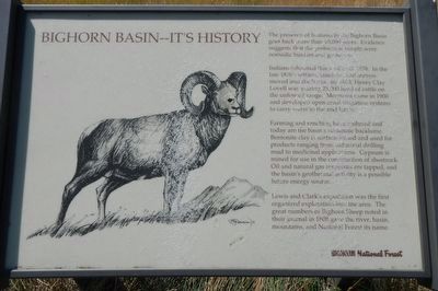 Bighorn Basin -- It's History Marker image. Click for full size.