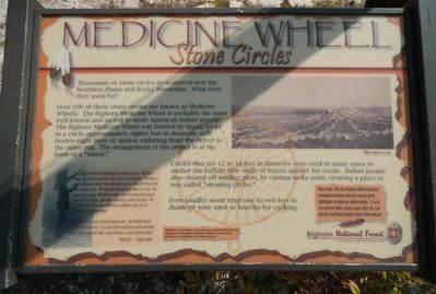 Medicine Wheel Marker. Click for full size. Medicine Wheel Marker image. Click for full size.