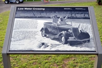 Low Water Crossing Marker image. Click for full size.