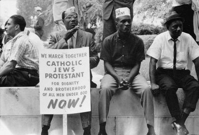 The civil rights march from Selma to Montgomery, Alabama in 1965. Click for full size. The civil rights march from Selma to Montgomery, Alabama in 1965 image. Click for full size.