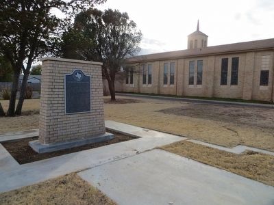 First Baptist Church of Hale Center Marker image. Click for full size.