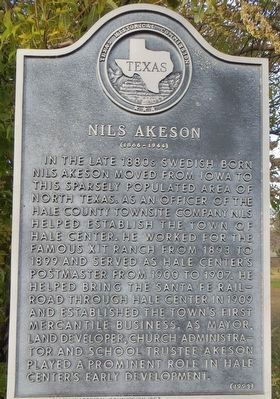 Nils Akeson Marker image. Click for full size.
