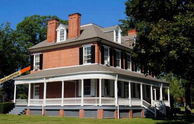 The Samuel Simon Schmucker House<br>Southeast Corner Showing Massive Wraparound Porch. Click for full size. The Samuel Simon Schmucker House<br>Southeast Corner Showing Massive Wraparound Porch image. Click for full size.