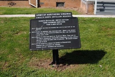 Third Richmond Howitzers Marker image. Click for full size.