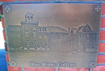 Blue Ridge College Image on Bell Monument image. Click for full size.