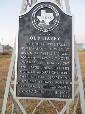 Site of Old Happy Marker. Click for full size. Site of Old Happy Marker image. Click for full size.