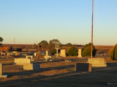 Happy Cemetery Marker. Click for full size. Happy Cemetery Marker image. Click for full size.