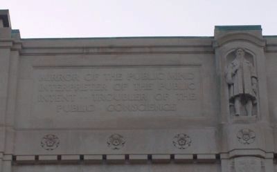 Panel 1 at top of building image. Click for full size.