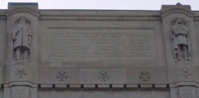 Panel 2 at top of building image. Click for full size.