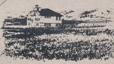 Fairmont School Marker - Inset Image of School image. Click for full size.
