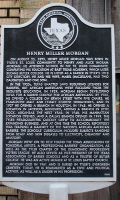 Henry Miller Morgan Marker image. Click for full size.