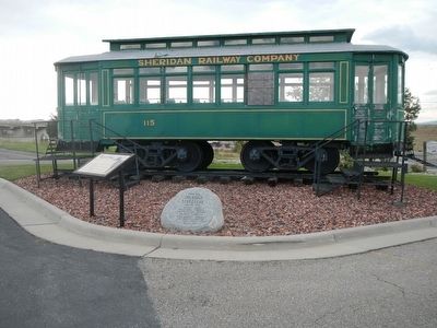The Sheridan Railway Company Marker image. Click for full size.