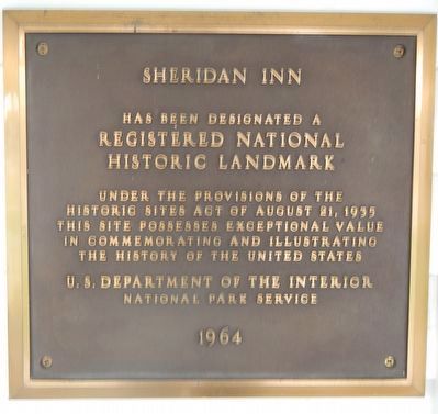 Sheridan Inn image. Click for full size.