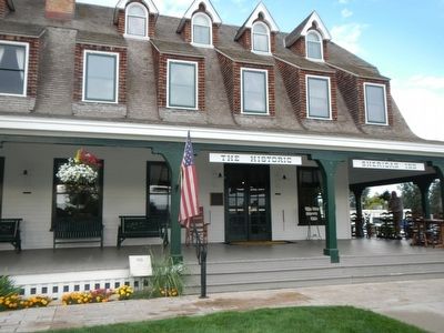 Historic Sheridan Inn and Marker image. Click for full size.