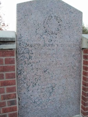 Major James P. Douglas Marker - East Face image. Click for full size.