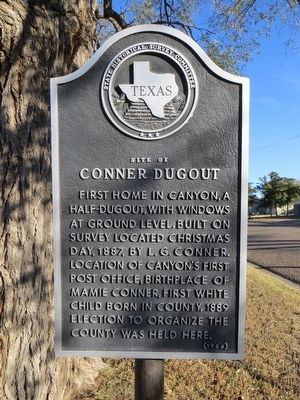 Site of Conner Dugout Marker image. Click for full size.