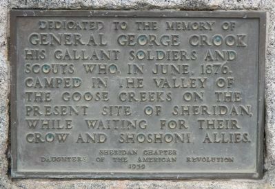 General George Crook Marker image. Click for full size.