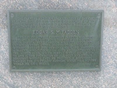 Edgar S. McFadden Marker image. Click for full size.