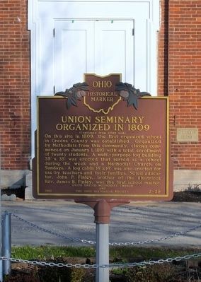 Union Seminary Marker. Click for full size. Union Seminary Marker image. Click for full size.