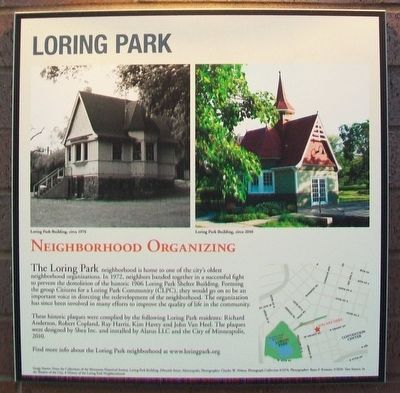 Loring Park: Neighborhood Organizing Marker image. Click for full size.